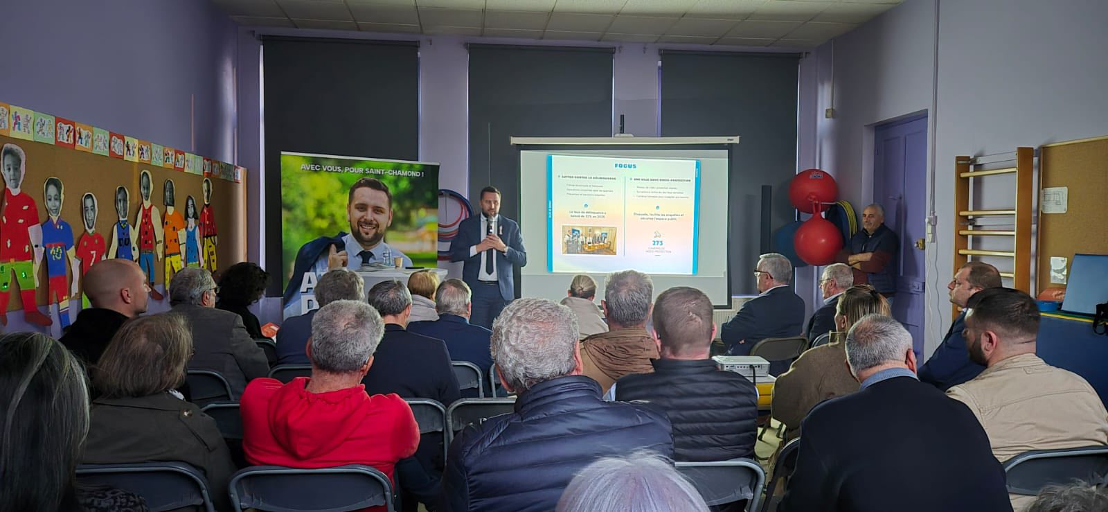 1 ère réunion publique à La Varizelle